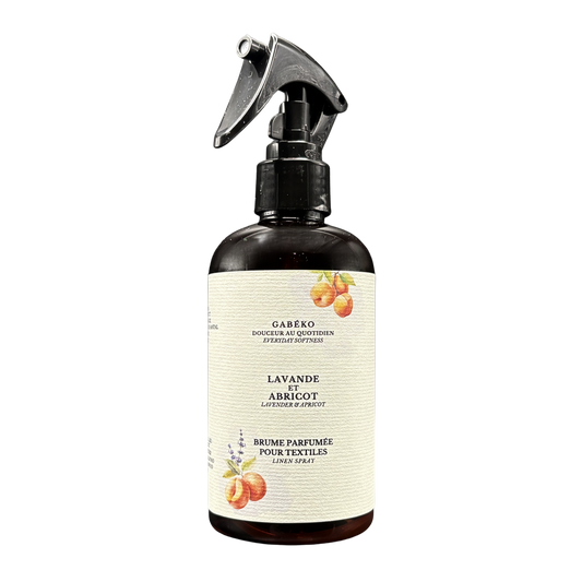 Brume parfumée pour textiles - Lavande et abricot