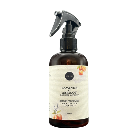 Brume parfumée pour textiles - Lavande et abricot