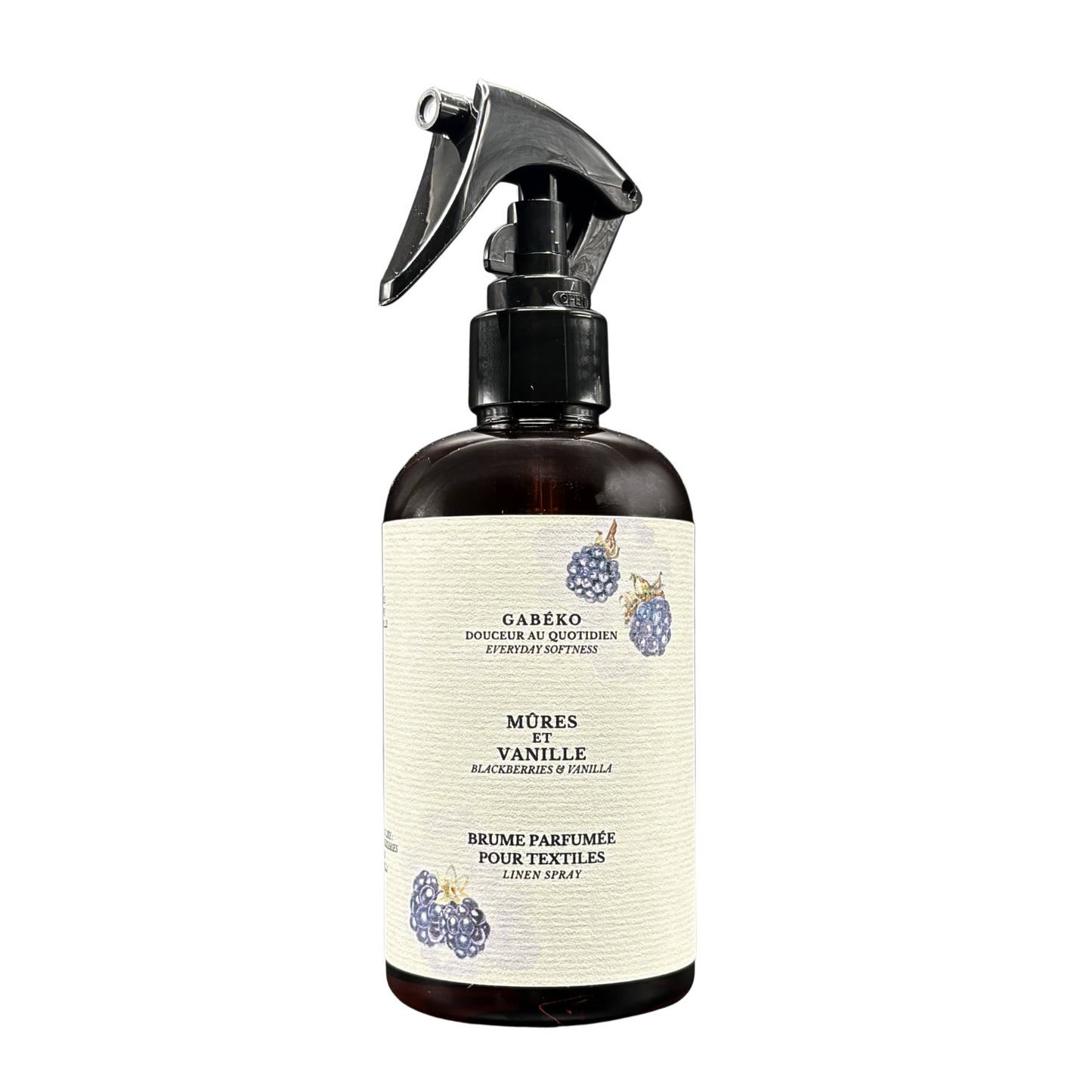 Brume parfumée pour textiles - Mûres et vanille