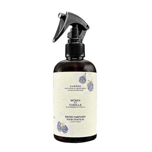 Brume parfumée pour textiles - Mûres et vanille