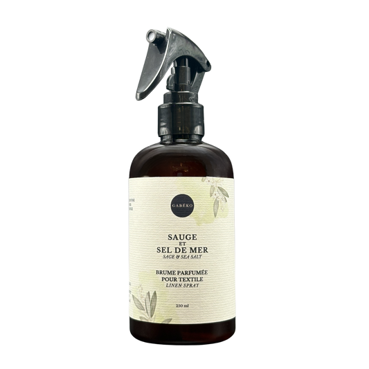Brume parfumée pour textiles - Sauge et sel de mer