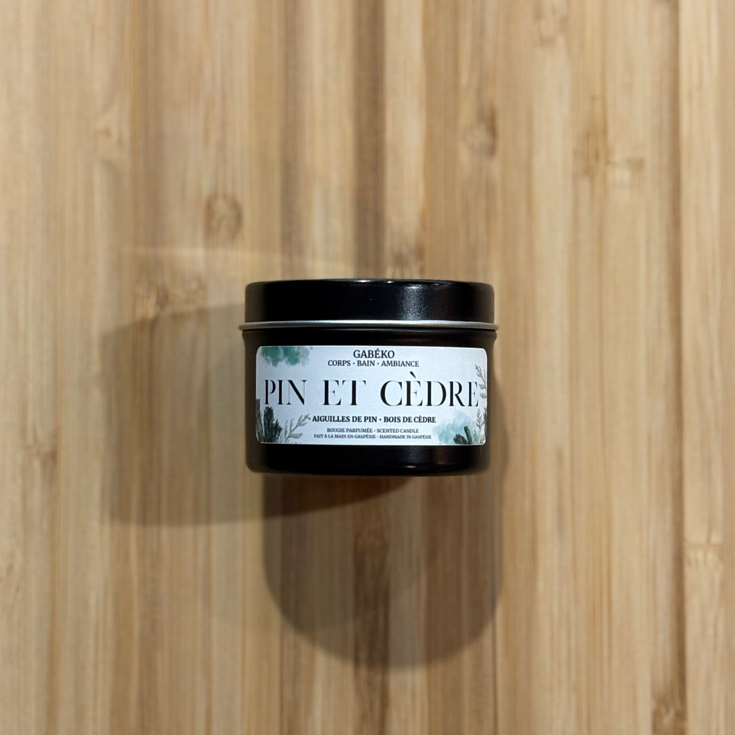 Bougie 2oz - Pin et cèdre