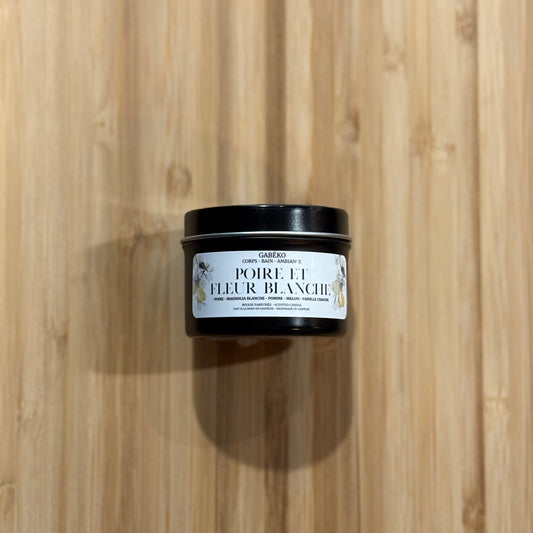 Bougie 2oz - Poire et fleur blanche