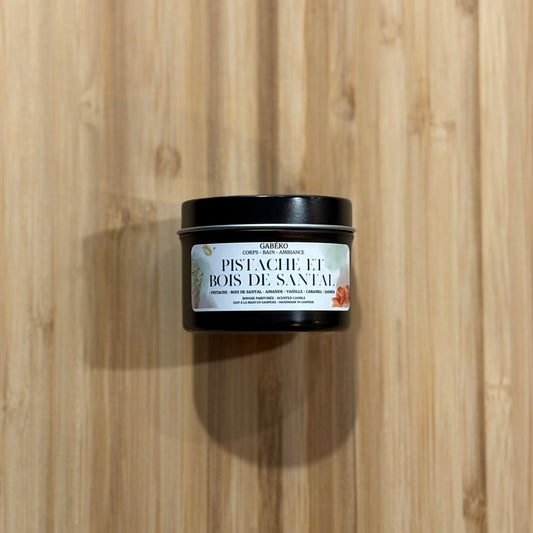 Bougie 2oz - Pistache et bois de santal