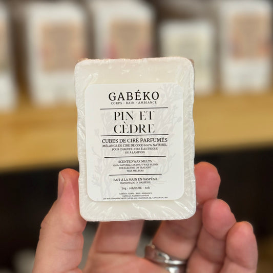 Cubes de cire parfumés - Pin et cèdre