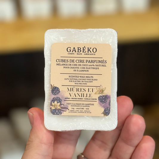 Cubes de cire parfumés - Mûres et vanille