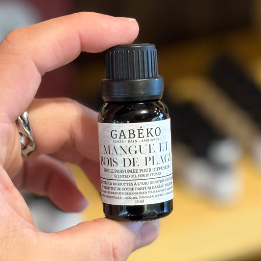 Huile parfumée pour le diffuseur - Mangue et bois de plage