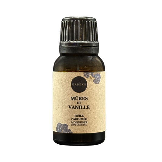Huile parfumée pour diffuseur - Mûres et vanille