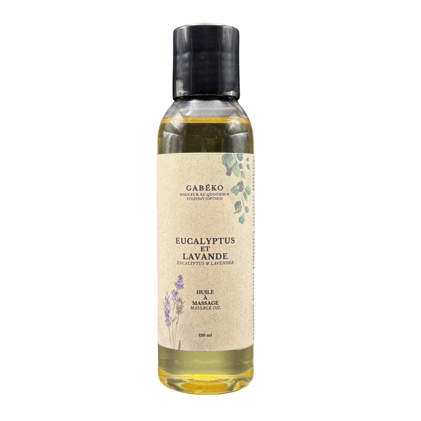 Huile à massage - Eucalyptus et lavande