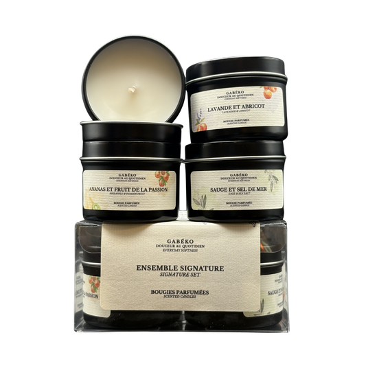 Ensemble découverte 4 bougies 2oz - Ensemble signature