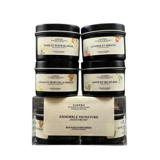 Ensemble découverte 4 bougies 2oz - Ensemble signature