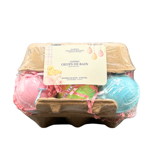 Œufs de Pâques - Bombes de bain 6 unités