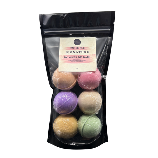Bombes de bain ensemble signature