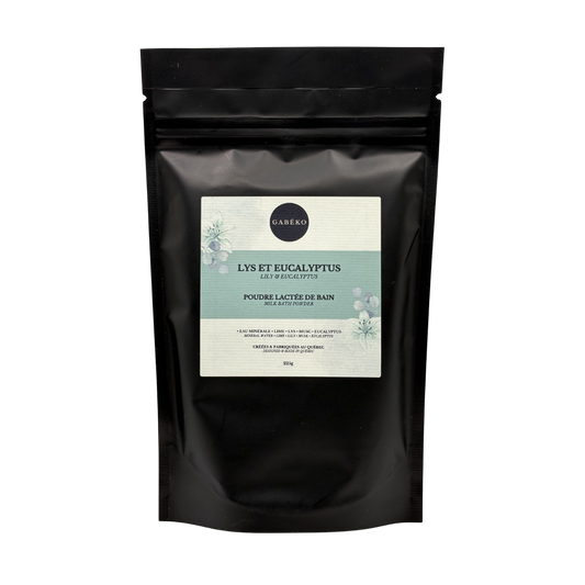 Poudre lactée - Lys et eucalyptus