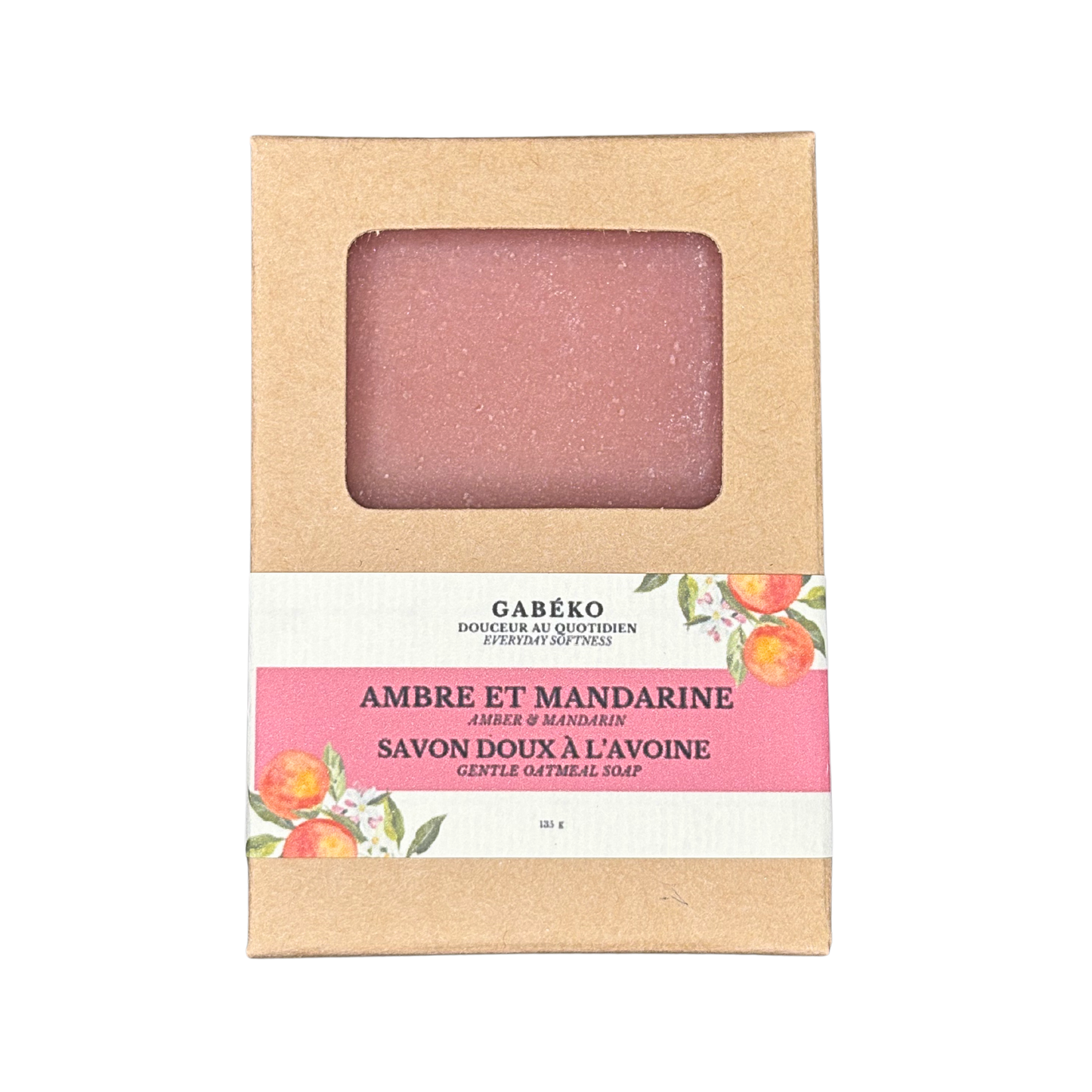 Savon - Ambre et mandarine