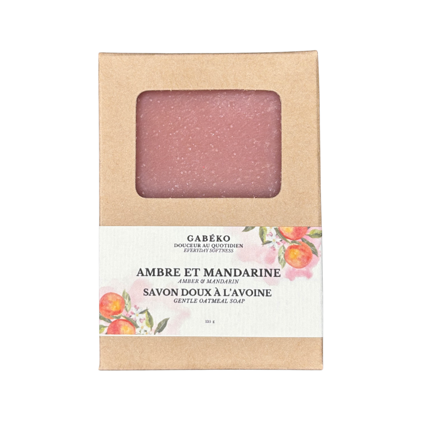 Savon - Ambre et mandarine
