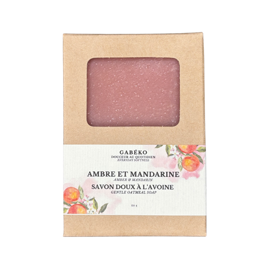 Savon - Ambre et mandarine