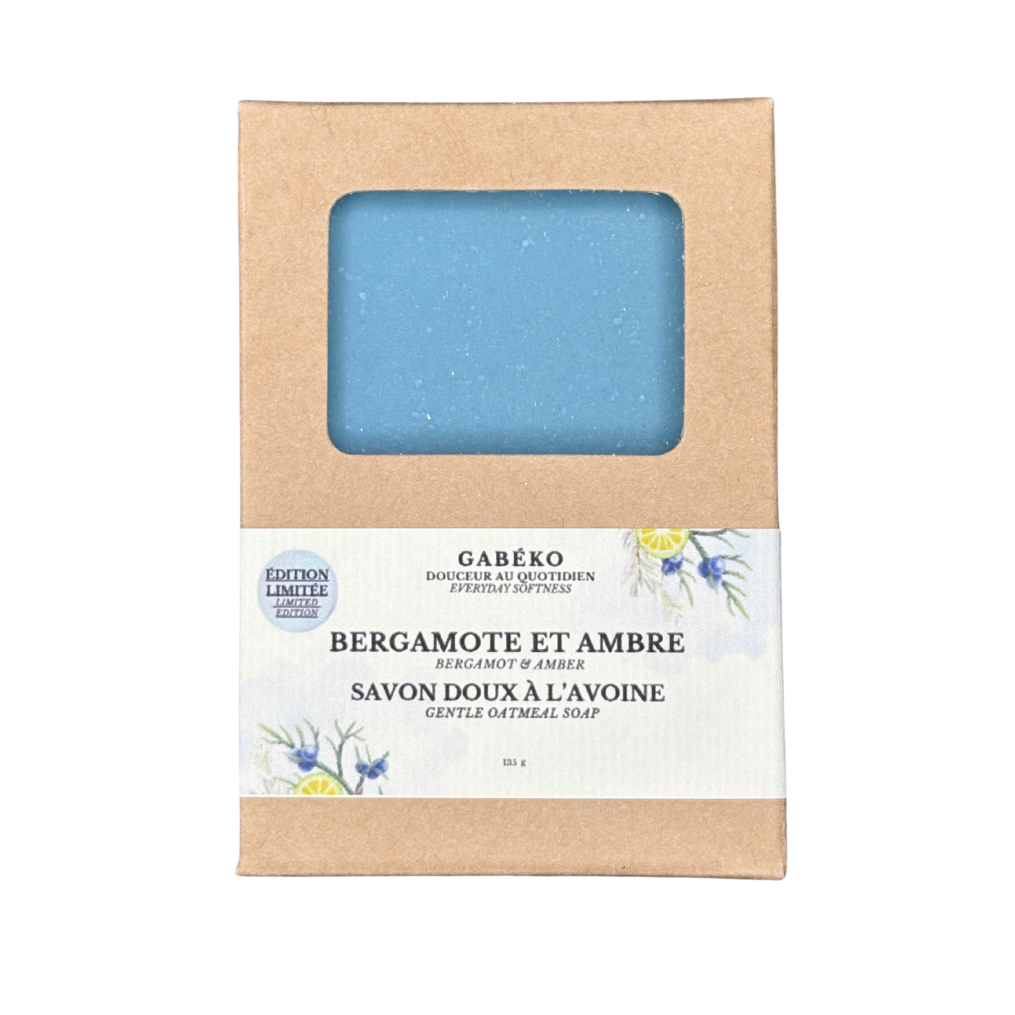 Savon - Bergamote et ambre