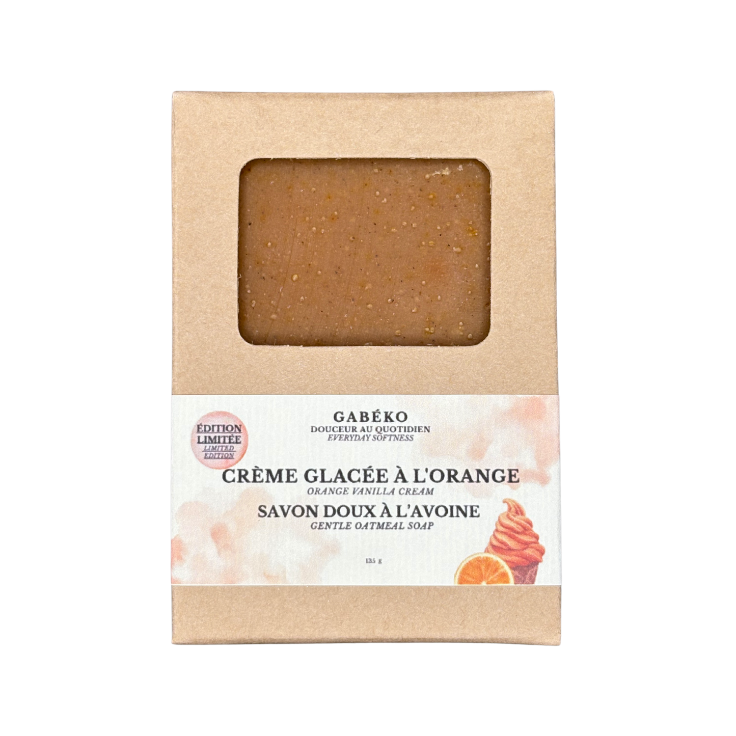 Savon - Crème glacée à l'orange
