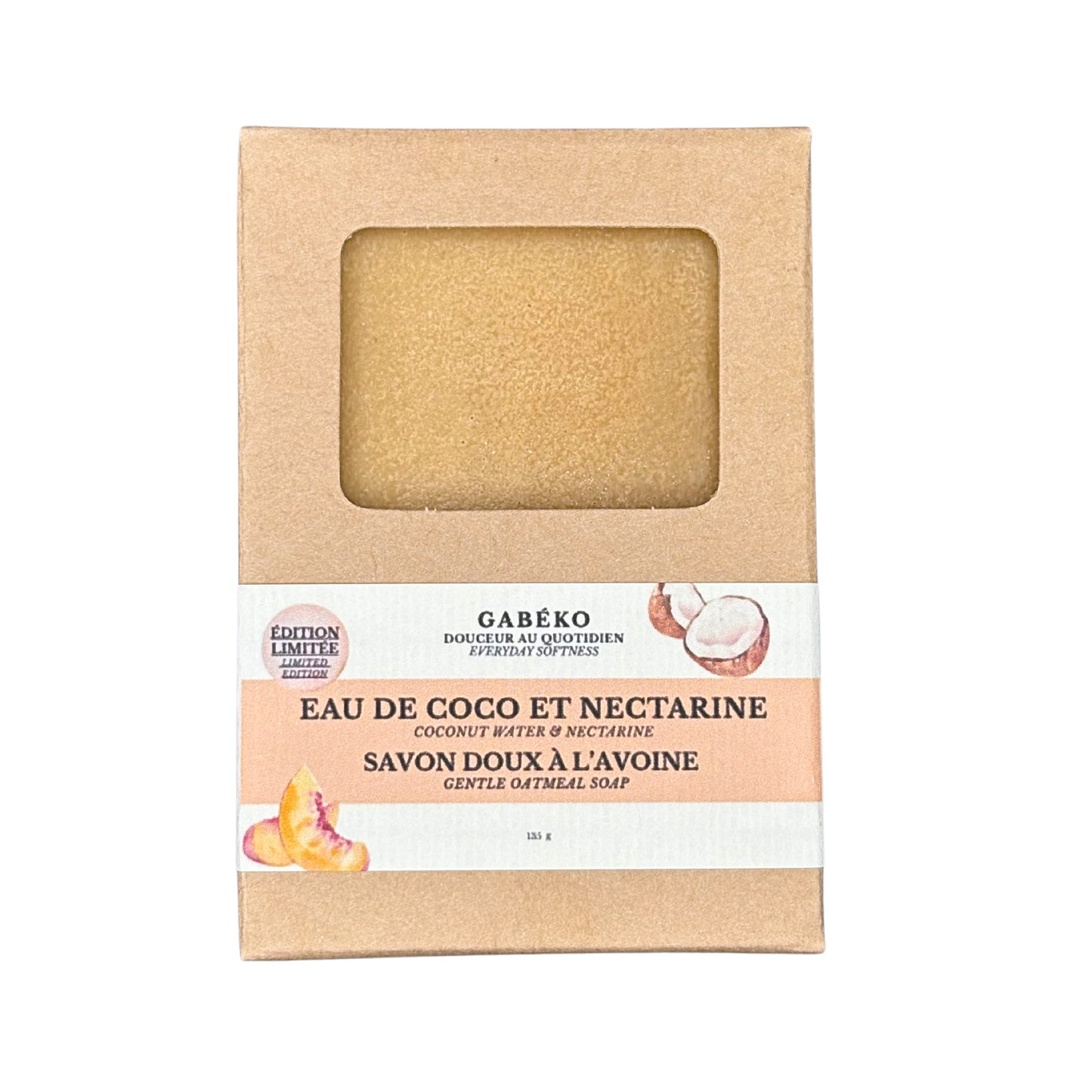 Savon - Eau de coco et nectarine