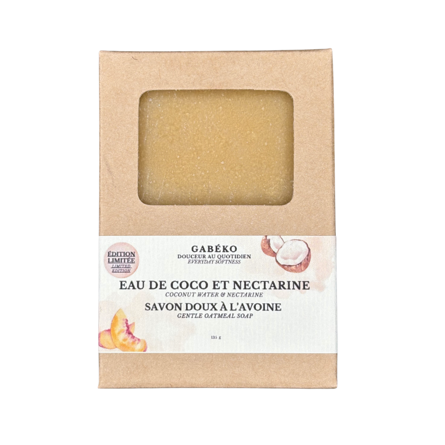 Savon - Eau de coco et nectarine