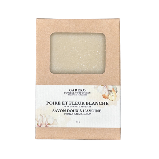 Savon - Poire et fleur blanche