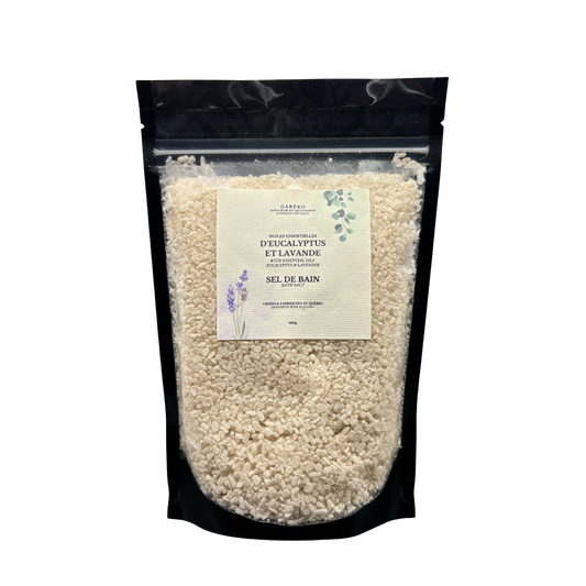 Sel de bain aux 3 sels - Eucalyptus et Lavande