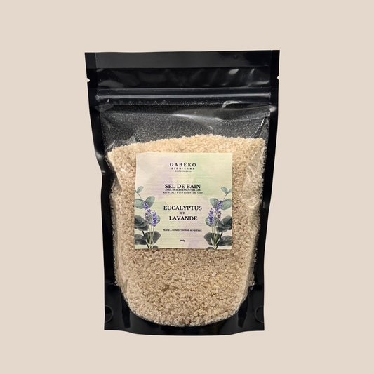 Sel de bain aux 3 sels - Eucalyptus et Lavande
