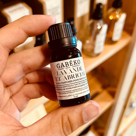 Huile parfumée pour diffuseur - Lavande et abricot