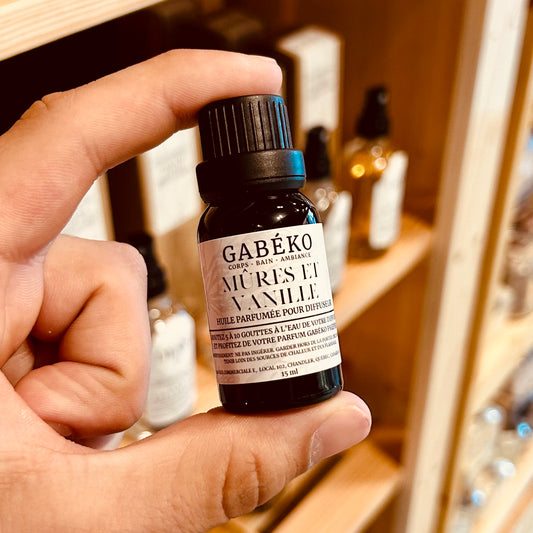 Huile parfumée pour diffuseur - Mûres et vanille